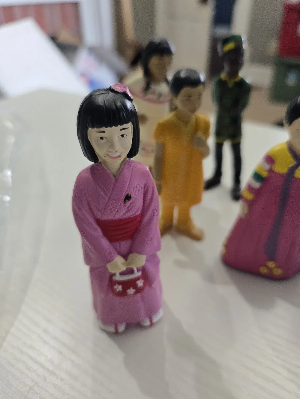 Lakeshore Learning Community Multicultural People Of The World Figurines. 9 Used